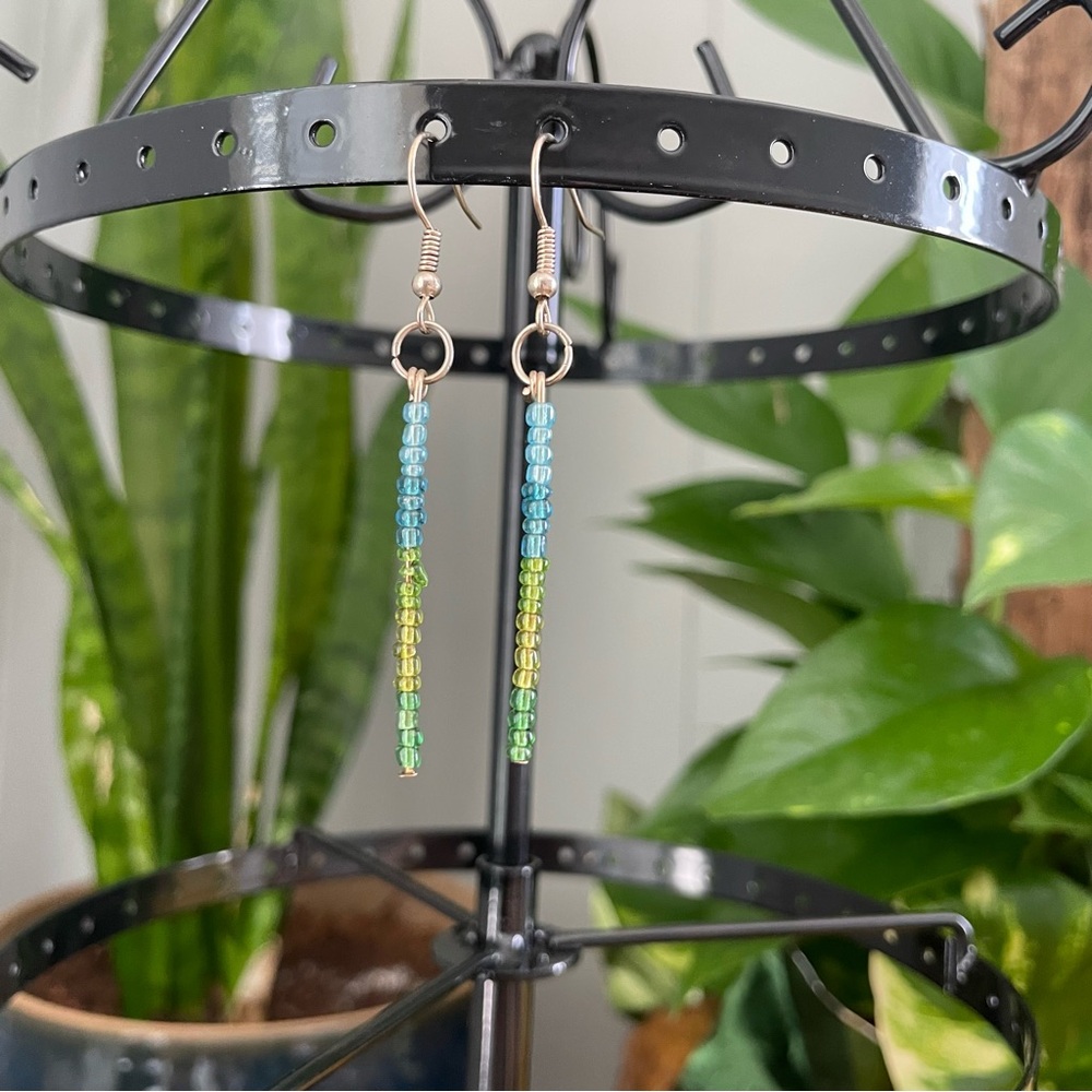 Handmade Dainty Beaded Earrings